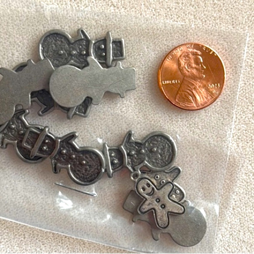 Silver Metal Charms Set - Picture 2 of 4
